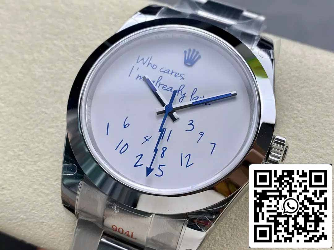 replica Rolex Datejust 41mm "Who Cares I'm Already Late" Counterweight Versione GM Fabbrica