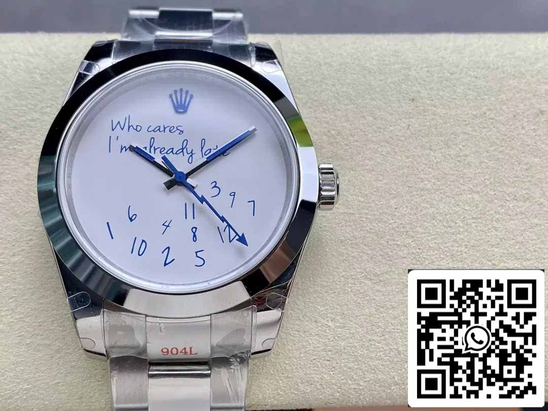 replica Rolex Datejust 41mm "Who Cares I'm Already Late" Counterweight Versione GM Fabbrica