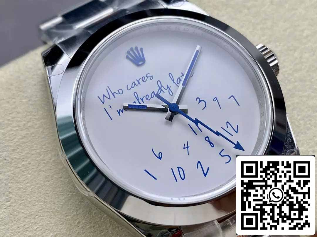 replica Rolex Datejust 41mm "Who Cares I'm Already Late" Counterweight Versione GM Fabbrica