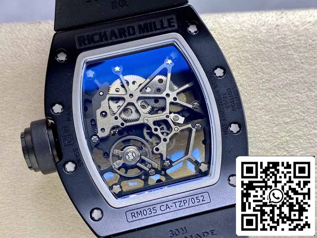 Richard Mille RM035 Rafael Nadal Americas edición limitada 1:1 Mejor edición Sonic Fabbrica V3