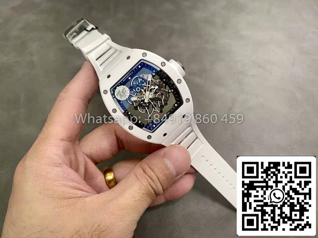 RICHARD MILLE RM055 ZF Fabbrica versão mais recente 2024 1:1 Best Edition Ceramic Case