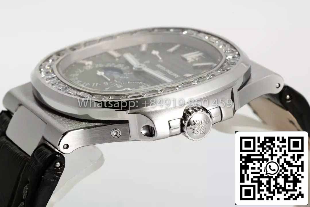 Patek Philippe Nautilus 5712 1:1 Best Clone PPF Fabbrica V3 Newest Version Rhdium Dial