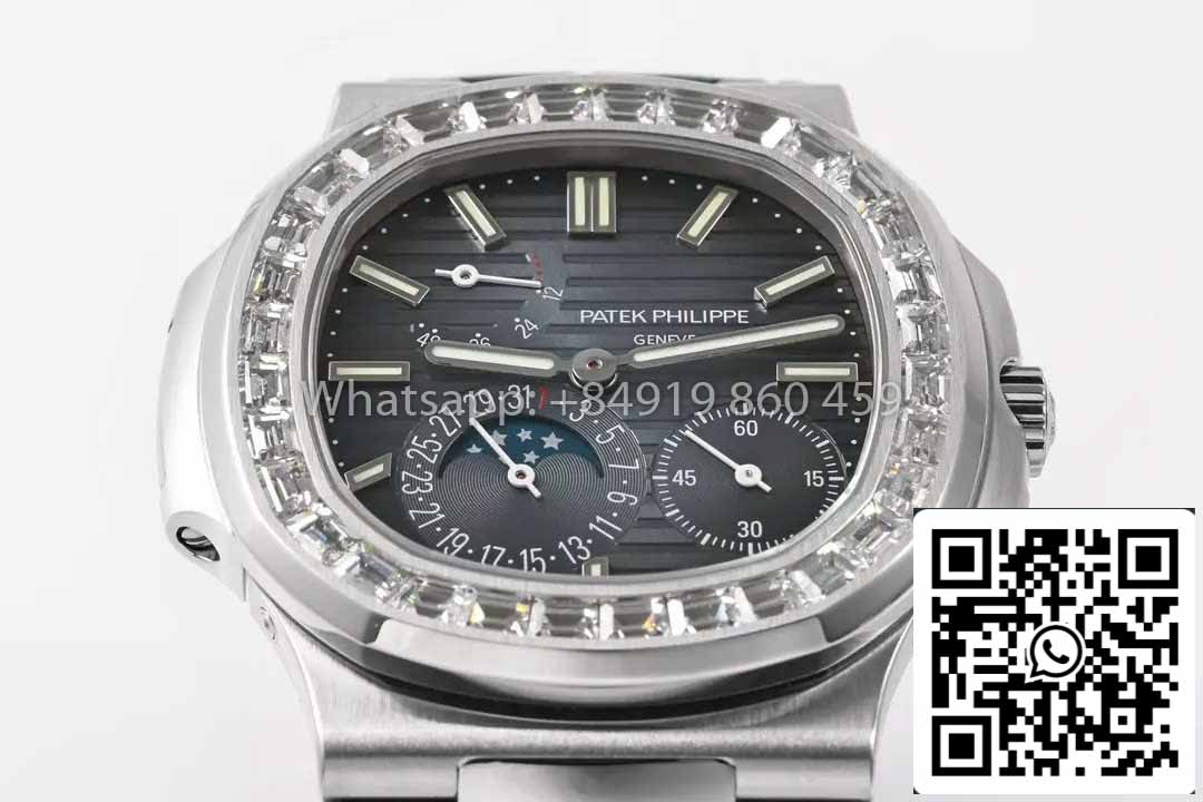 Patek Philippe Nautilus 5712 1:1 Mejor clon PPF Fabbrica V3 Versión más reciente Esfera azul