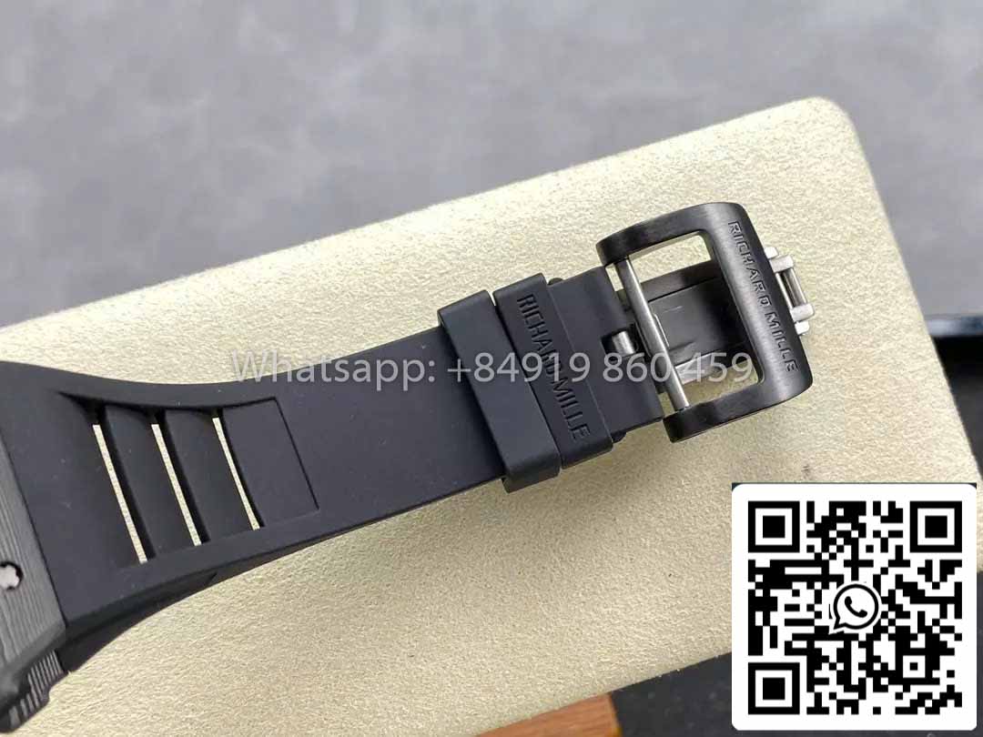 Richard Mille RM035-02 1:1 Best Clone R7 Fabbrica NTPT Carbon Case Black cinturino