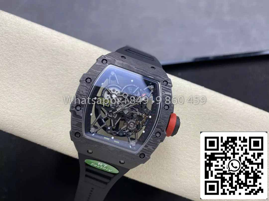 Richard Mille RM035-02 1:1 Best Clone R7 Fabbrica NTPT Carbon Case Black cinturino