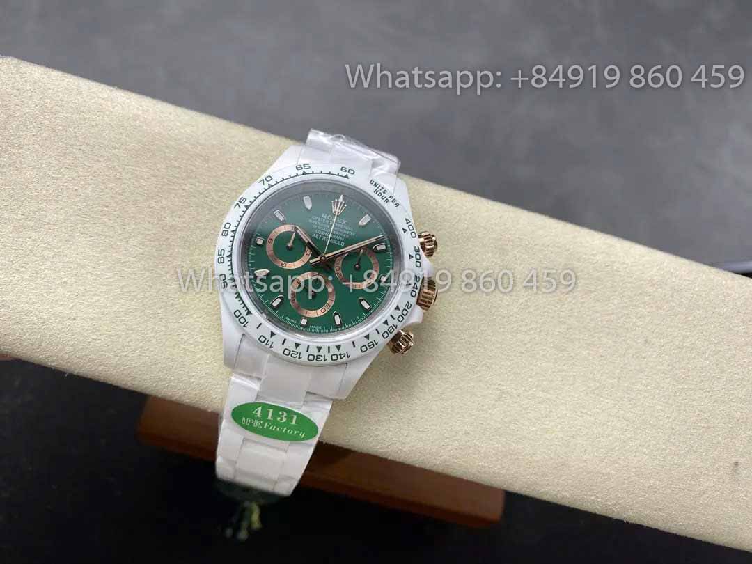 AET REMOULD ceramica Rolex Daytona "BRITISH RACING Verde" 1:1 Best Clone Edizione