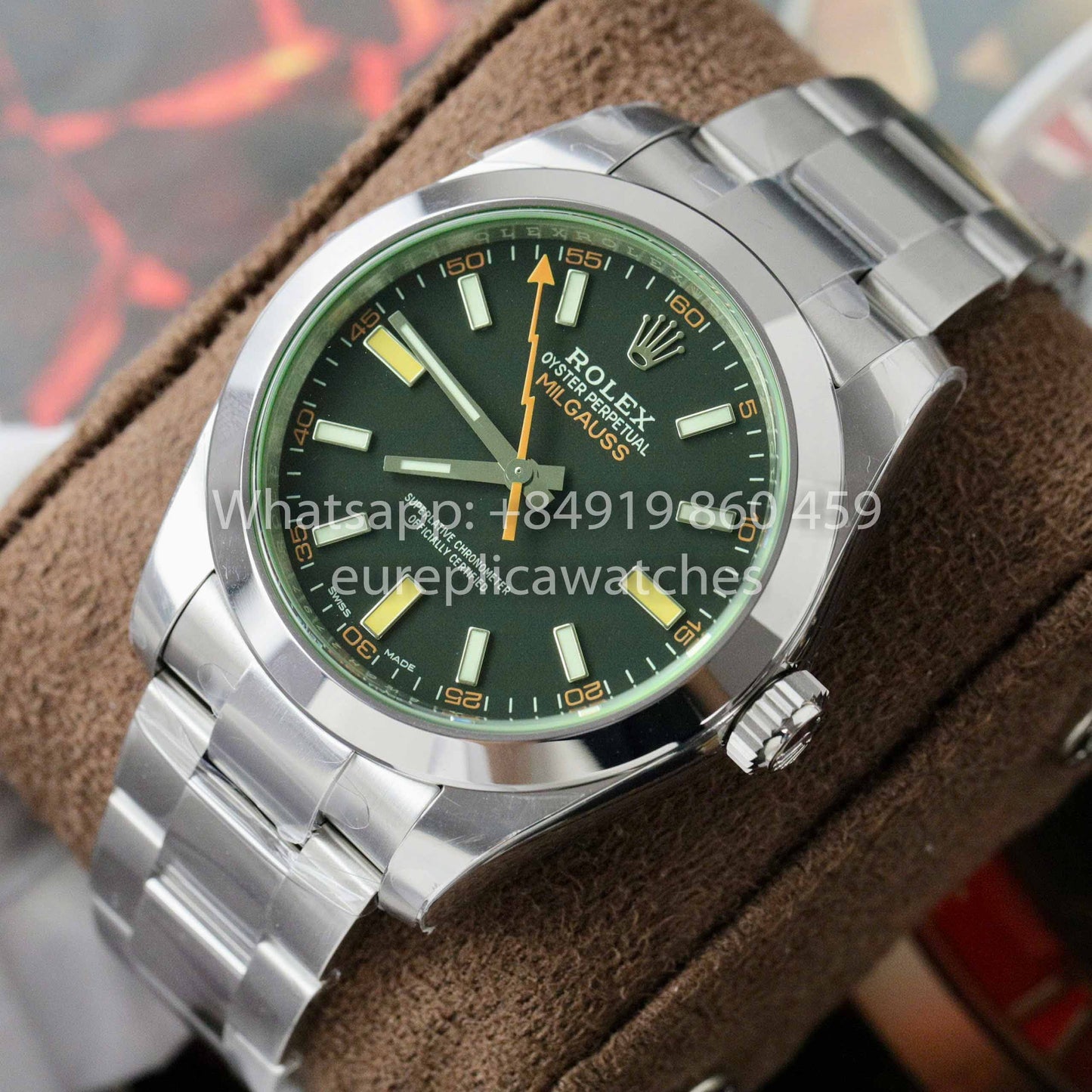 Rolex Milgauss 116400GV-0001 replica watch 1:1 best Clone VS Fabbrica