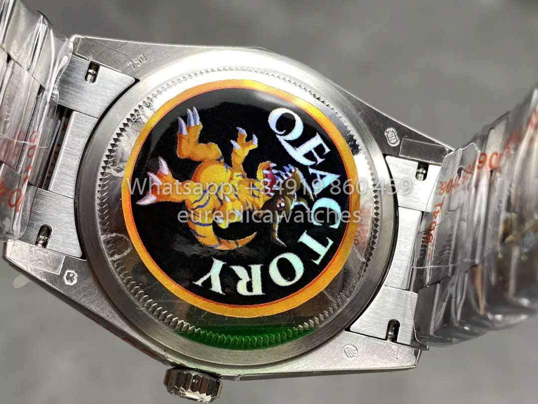 Rolex Day Date 128236 QF Fabbrica 1:1 Best Clone Grey Diamond dial 36mm