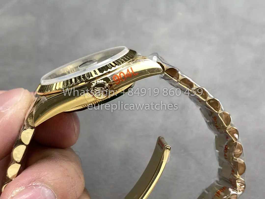 Rolex Day Date M128238 QF Fabbrica 1:1 Best Clone Numeral Green Dial
