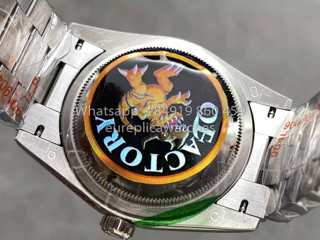 Rolex Day Date M128239 QF Fabbrica 1:1 Best Clone Numeral Blue Dial