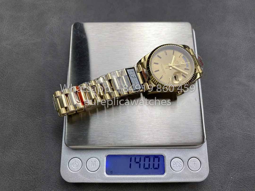 Rolex Day Date M128238-0045 - 128238-0045 Index Dial QF Fabbrica 1:1 Best Clone 36mm