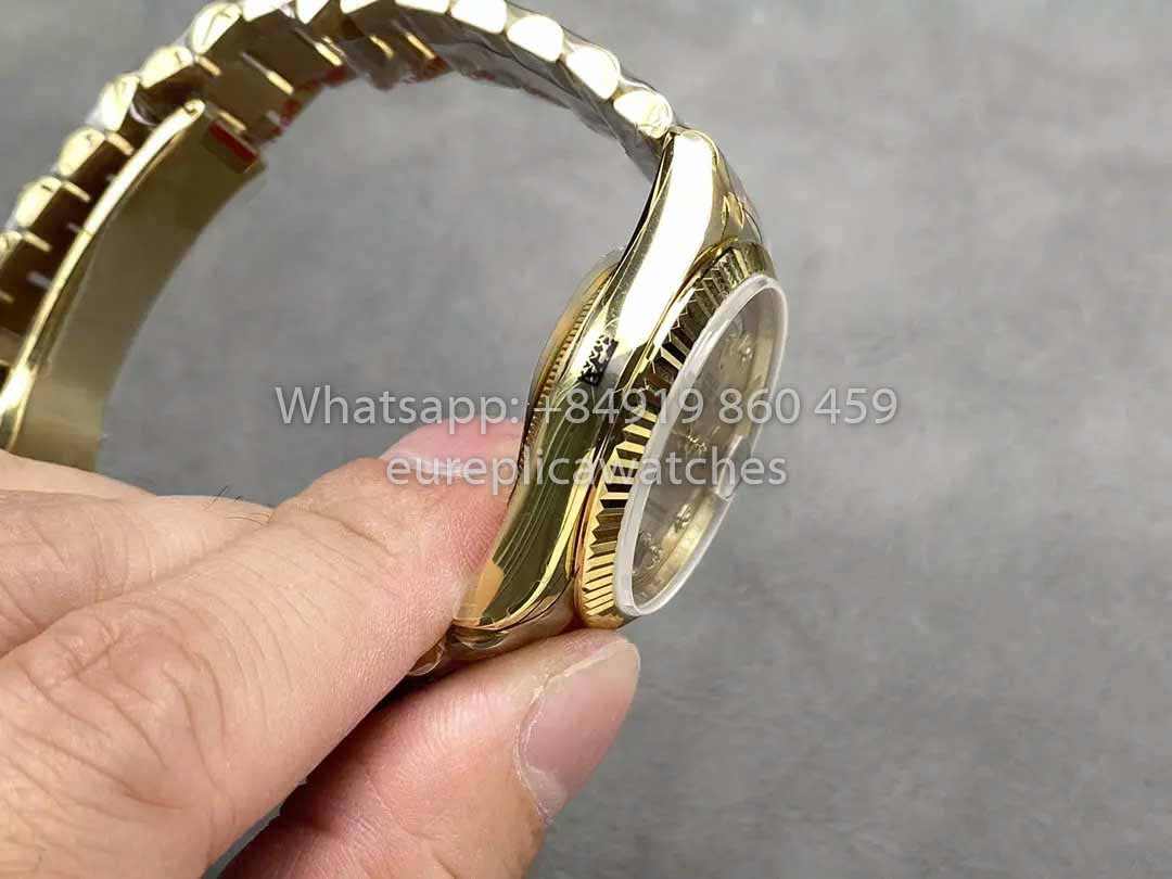 Rolex Day Date M128238-0008 - 128238-0008 Diamond Dial QF Fabbrica 1:1 Best Clone 36mm