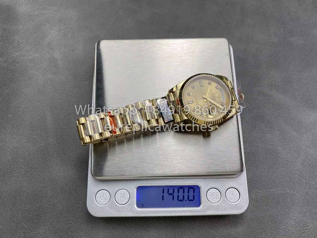 Rolex Day Date M128238-0008 - 128238-0008 Diamond Dial QF Fabbrica 1:1 Best Clone 36mm