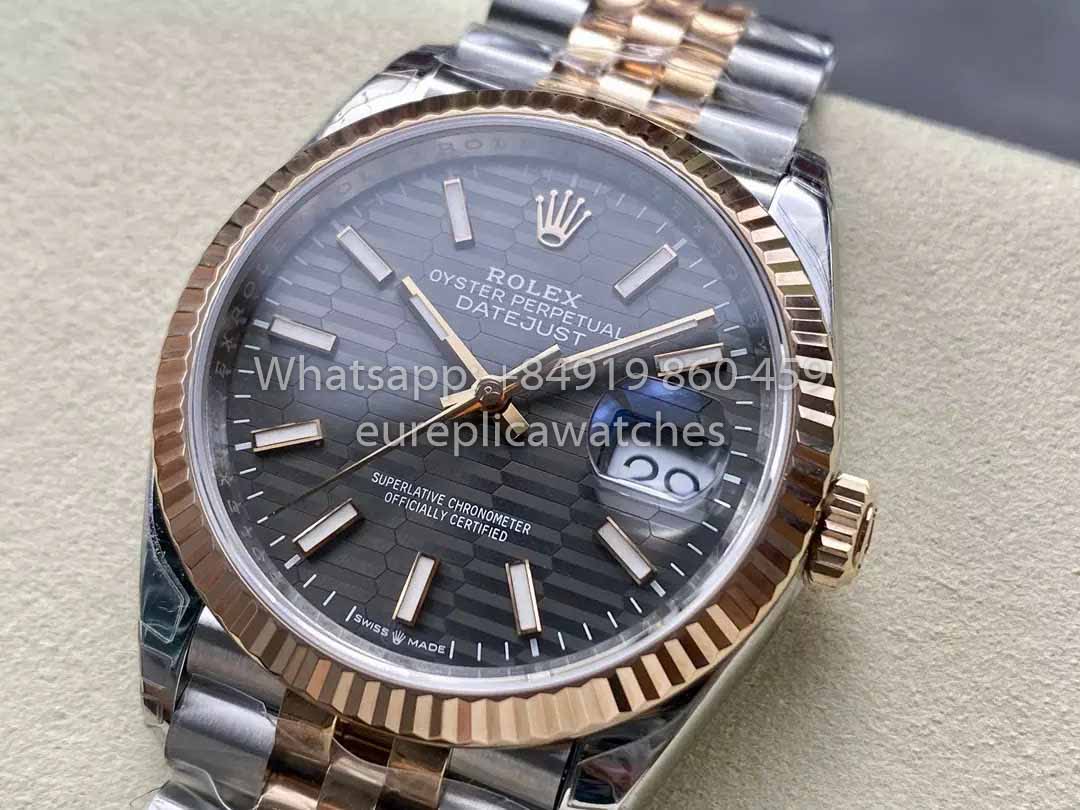 Rolex Datejust 36 126233 Rhodium quadrante 1:1 Best Clone VS Fabbrica acciaio 904L