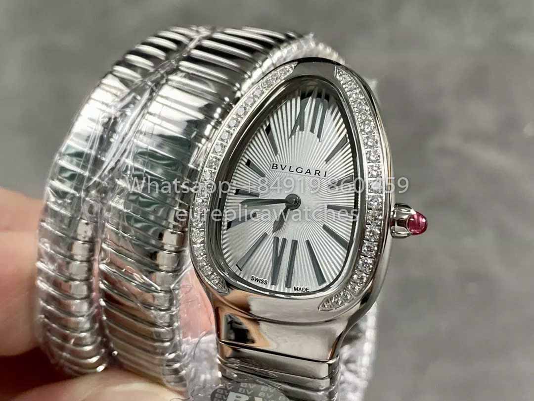 Bvlgari Serpenti 103819 1:1 edizione migliore BV Fabbrica quadrante bianco acciaio inossidabile