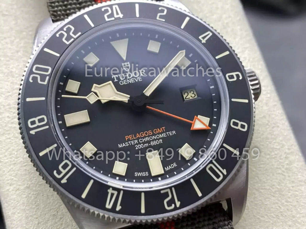 Tudor Pelagos FXD GMT Titanium M2542G247NU M+ Fabbrica 1:1 Best Clone Black Dial
