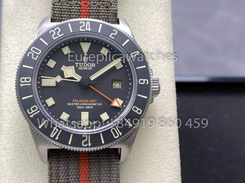 Tudor Pelagos FXD GMT Titanium M2542G247NU M+ Fabbrica 1:1 Best Clone Black Dial