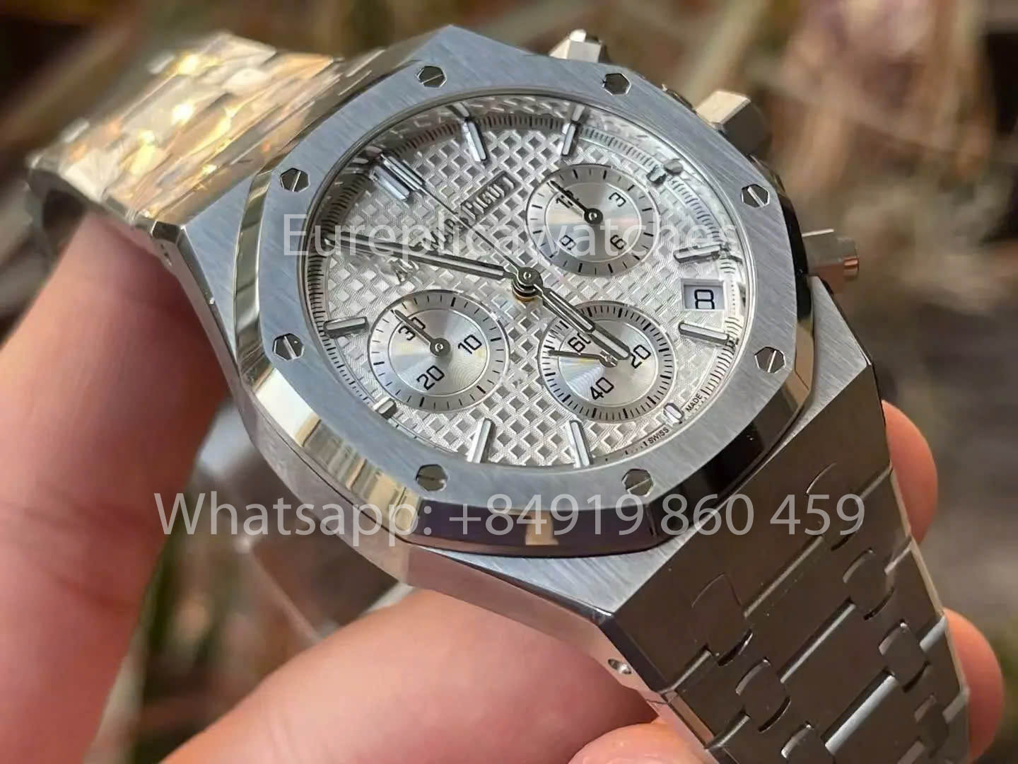 Audemars Piguet Royal Oak 26240ST quadrante branco APS Fabbrica 1:1 Melhor Clone