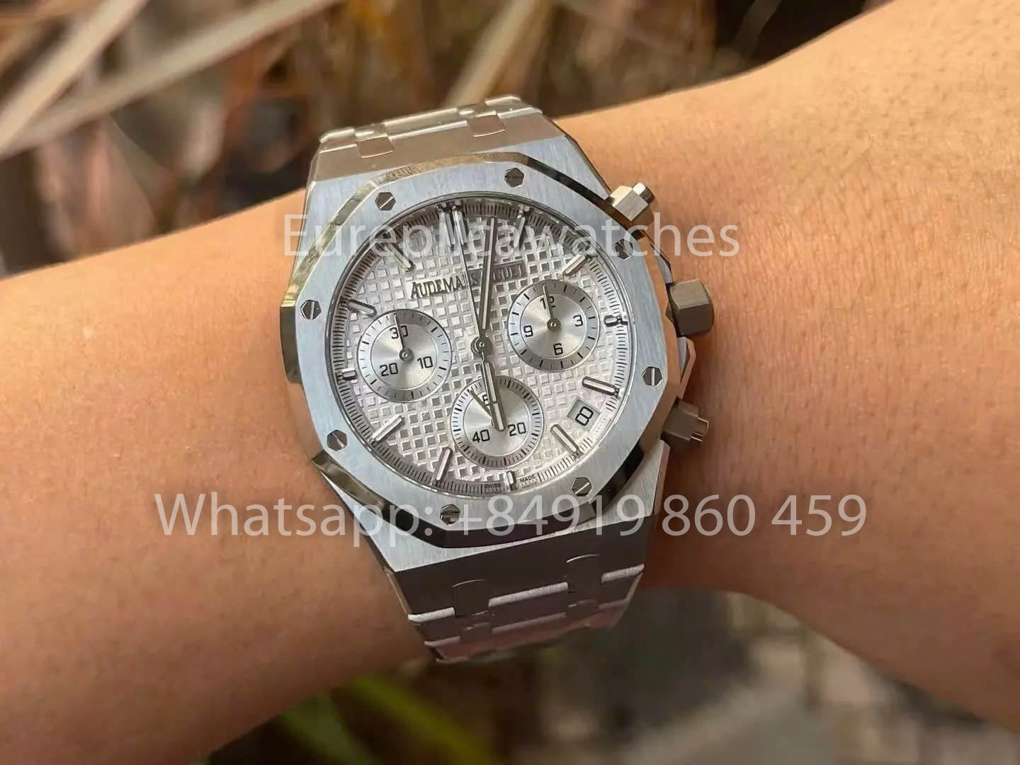 Audemars Piguet Royal Oak 26240ST quadrante branco APS Fabbrica 1:1 Melhor Clone