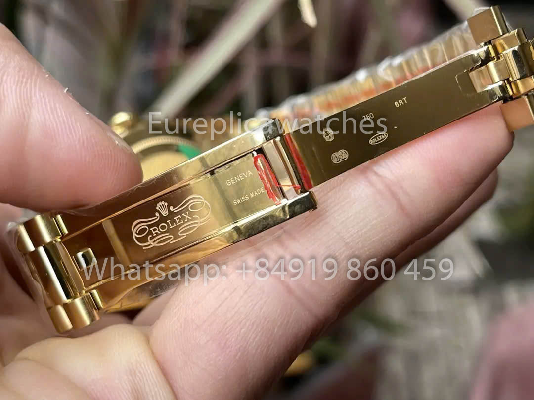 Rolex Yellow Gold Day Date 40 228238-0069 Yellow Dial 1:1 Best Clone KF Fabbrica 215 Gram