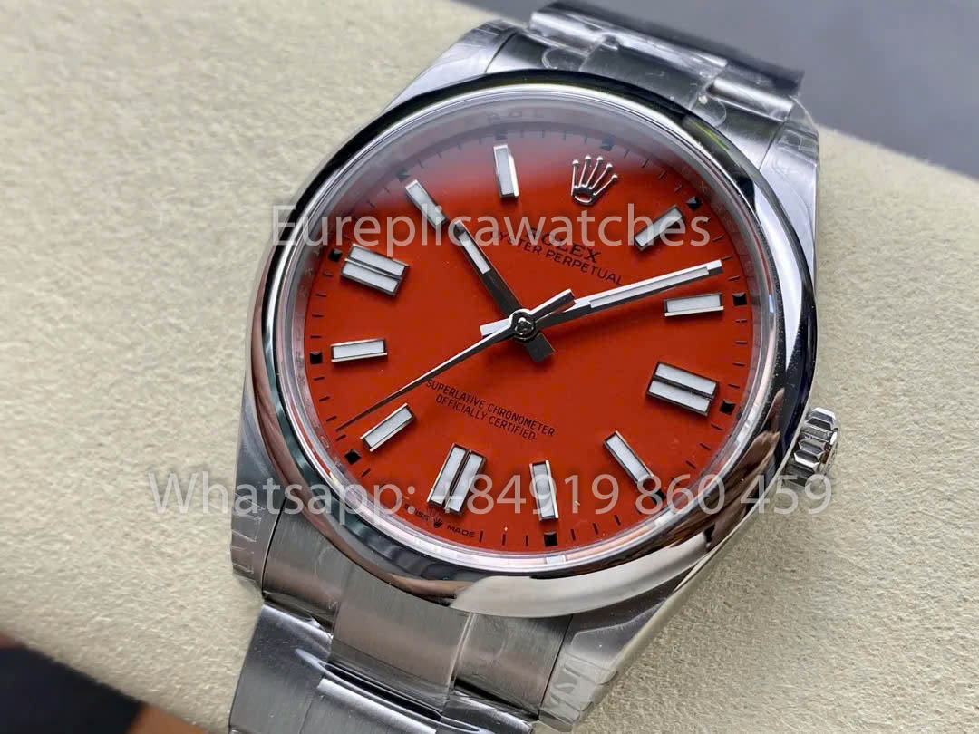 Rolex Oyster Perpetual M124300-0007 41MM 1:1 Mejor clon VS Fabbrica Red quadrante