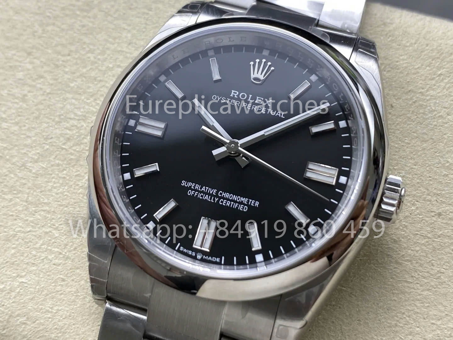Rolex Oyster Perpetual M126000-0002 36MM 1:1 Best Clone VS Fabbrica quadrante nero