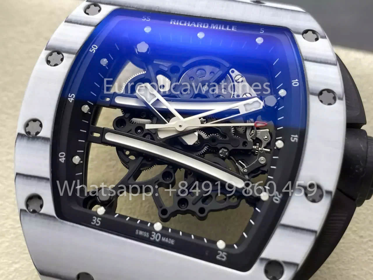 RICHARD MILLE RM61-01 Carbon Fiber Skeleton Dial ZF Fabbrica newest Version 1:1 Best Clone