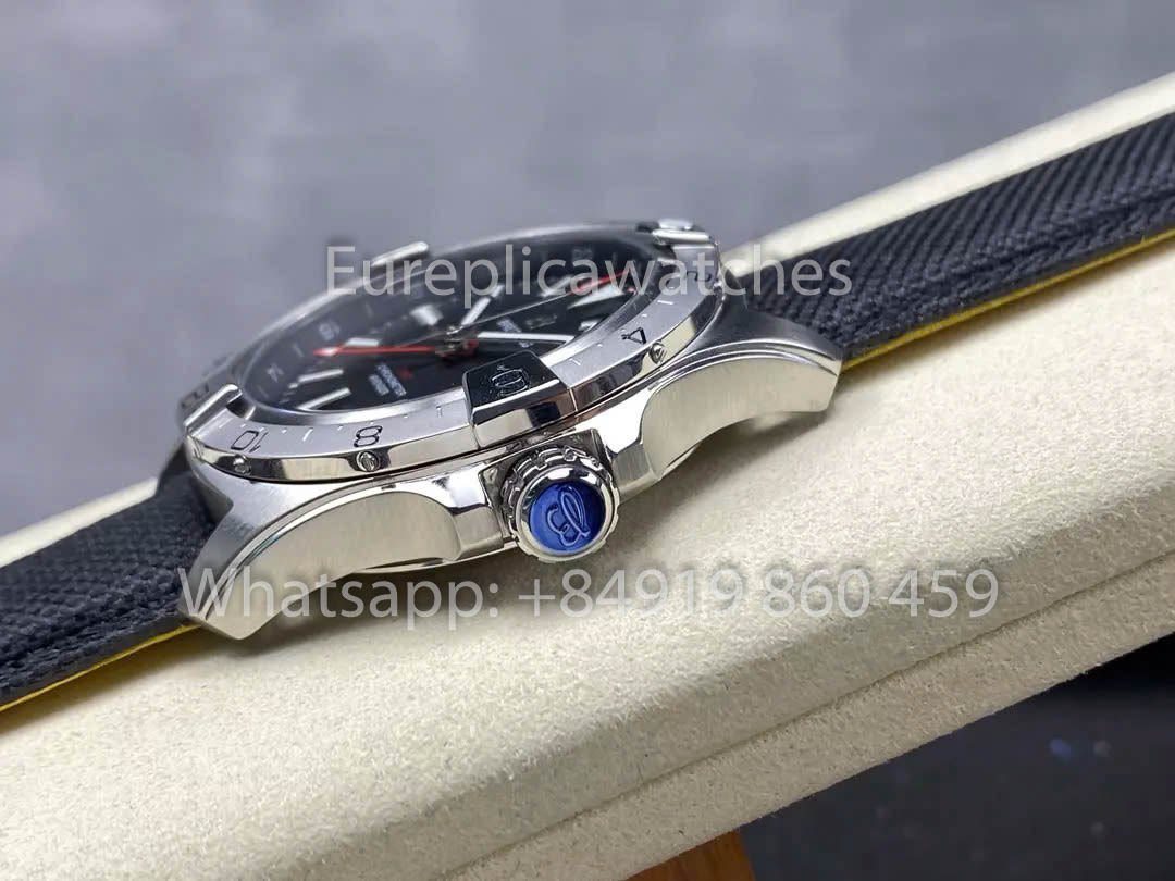 Breitling Avenger Automatic GMT 44 BLS Fabbrica 1:1 Best Clone Grigio quadrante Red Pointer