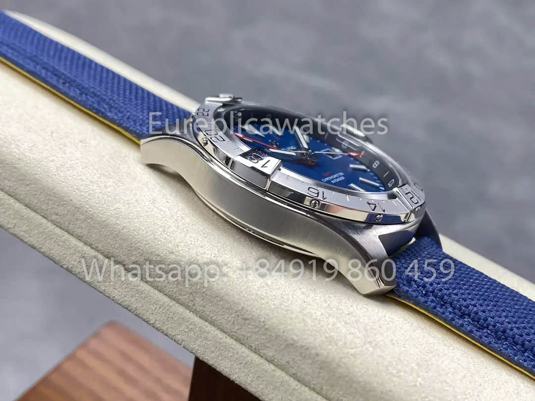 Breitling Avenger Automatic GMT 44 BLS Fabbrica 1:1 Best Clone quadrante blu