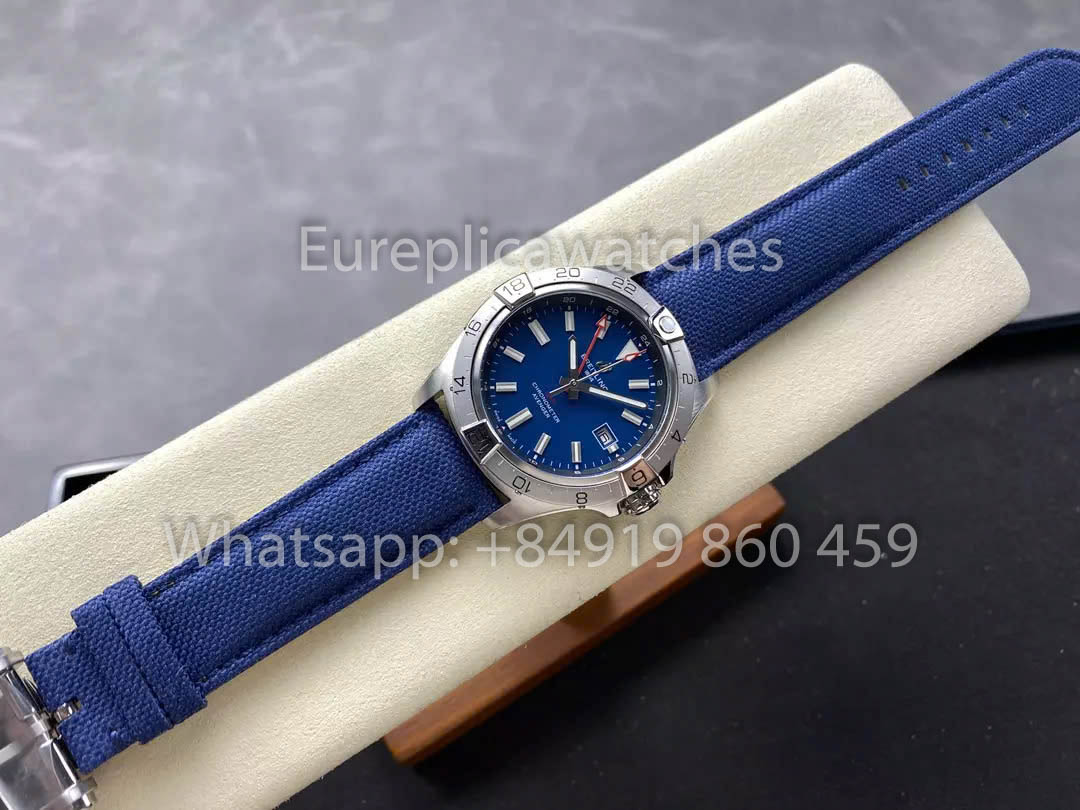 Breitling Avenger Automatic GMT 44 BLS Fabbrica 1:1 Best Clone quadrante blu