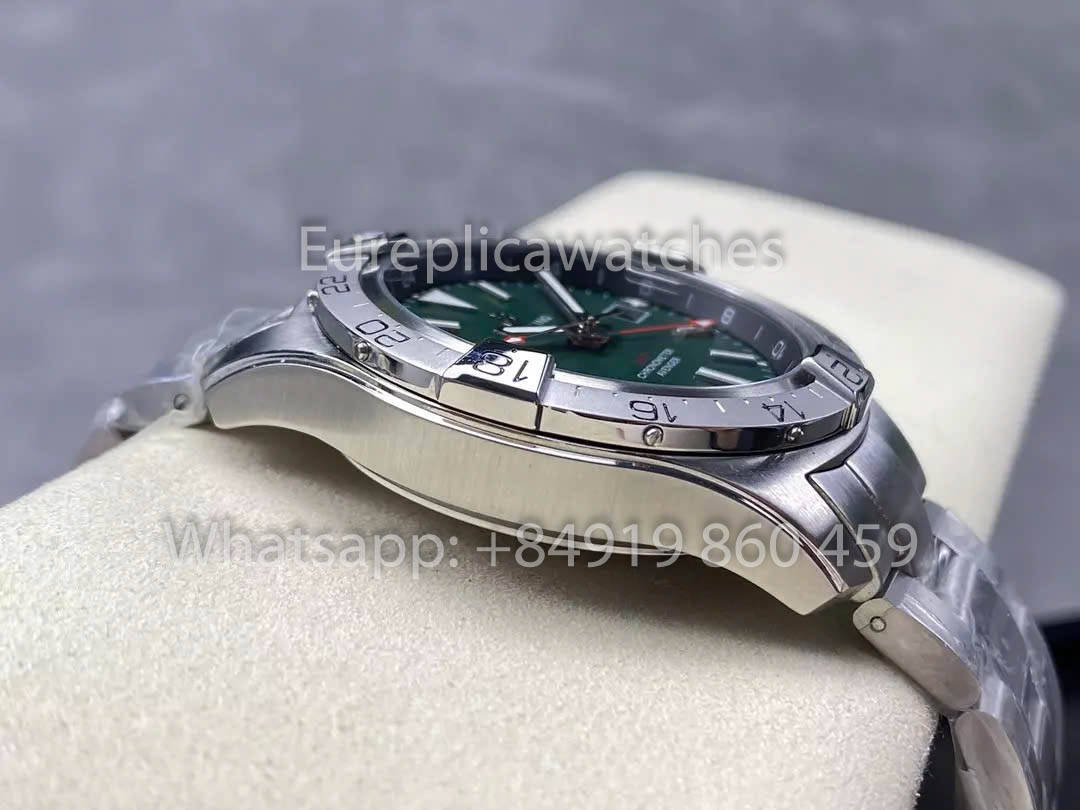Breitling Avenger Automatic GMT 44 BLS Fabbrica 1:1 Best Clone quadrante verde acciaio inossidabile cinturino
