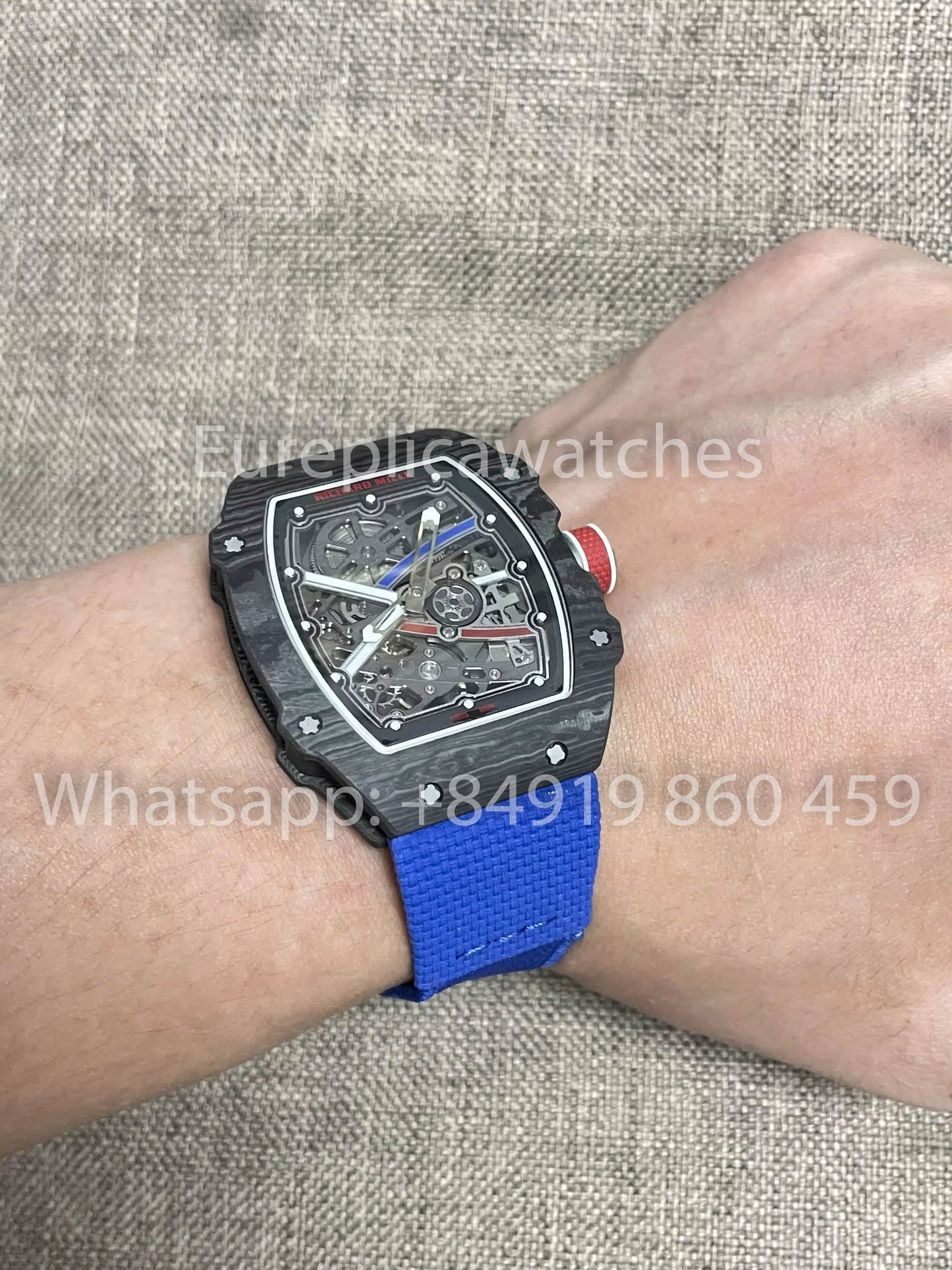 replica Richard Mille RM67-02 Carbon NTPT Sébastien Ogier 1:1 Best Clone V5