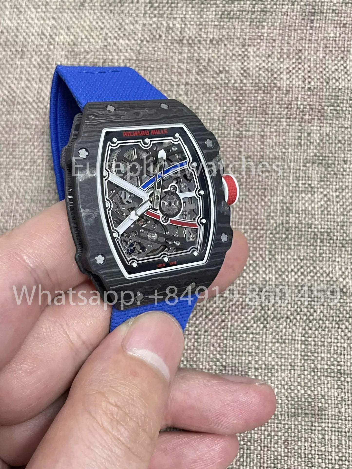 replica Richard Mille RM67-02 Carbon NTPT Sébastien Ogier 1:1 Best Clone V5
