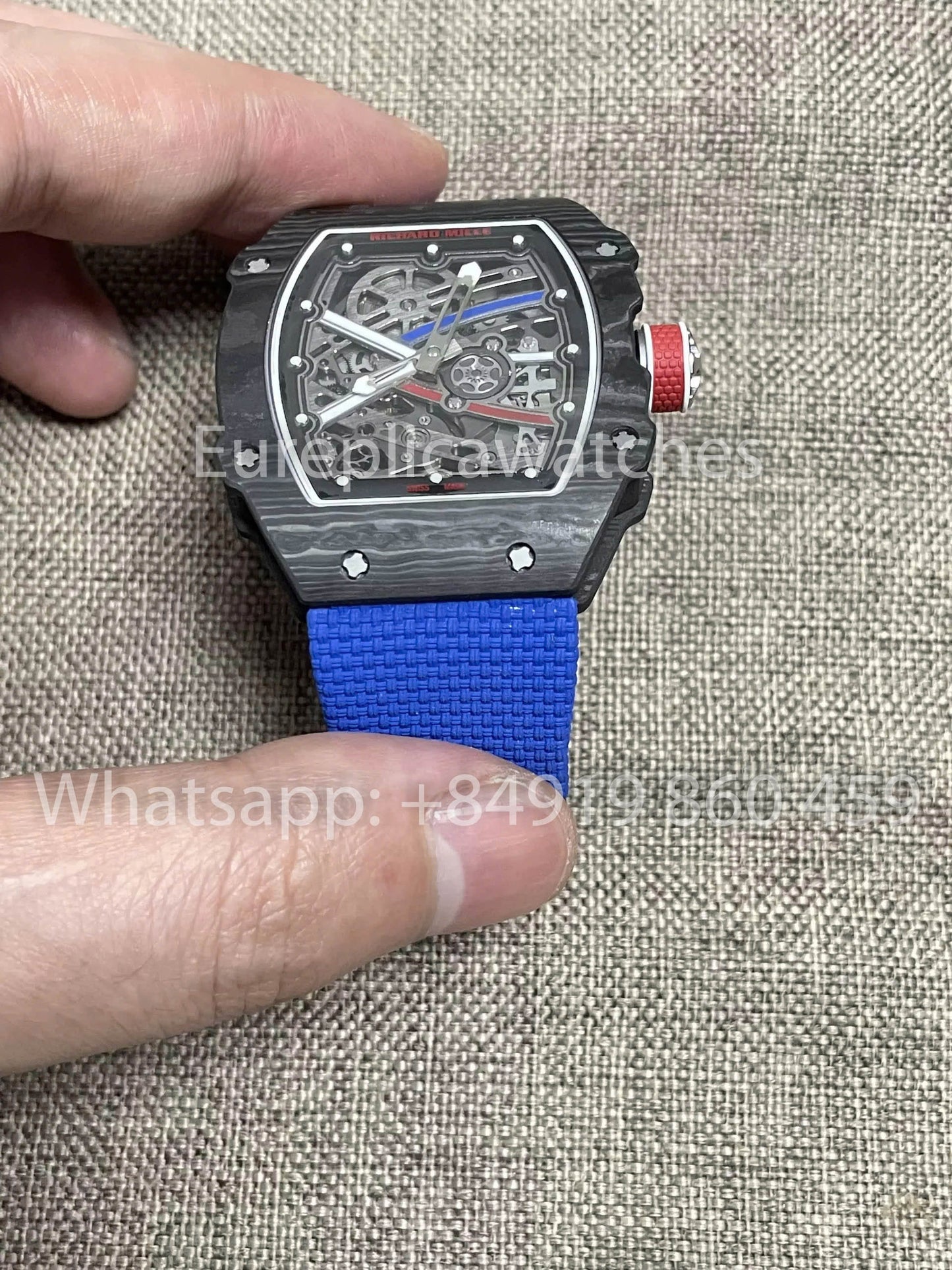 replica Richard Mille RM67-02 Carbon NTPT Sébastien Ogier 1:1 Best Clone V5