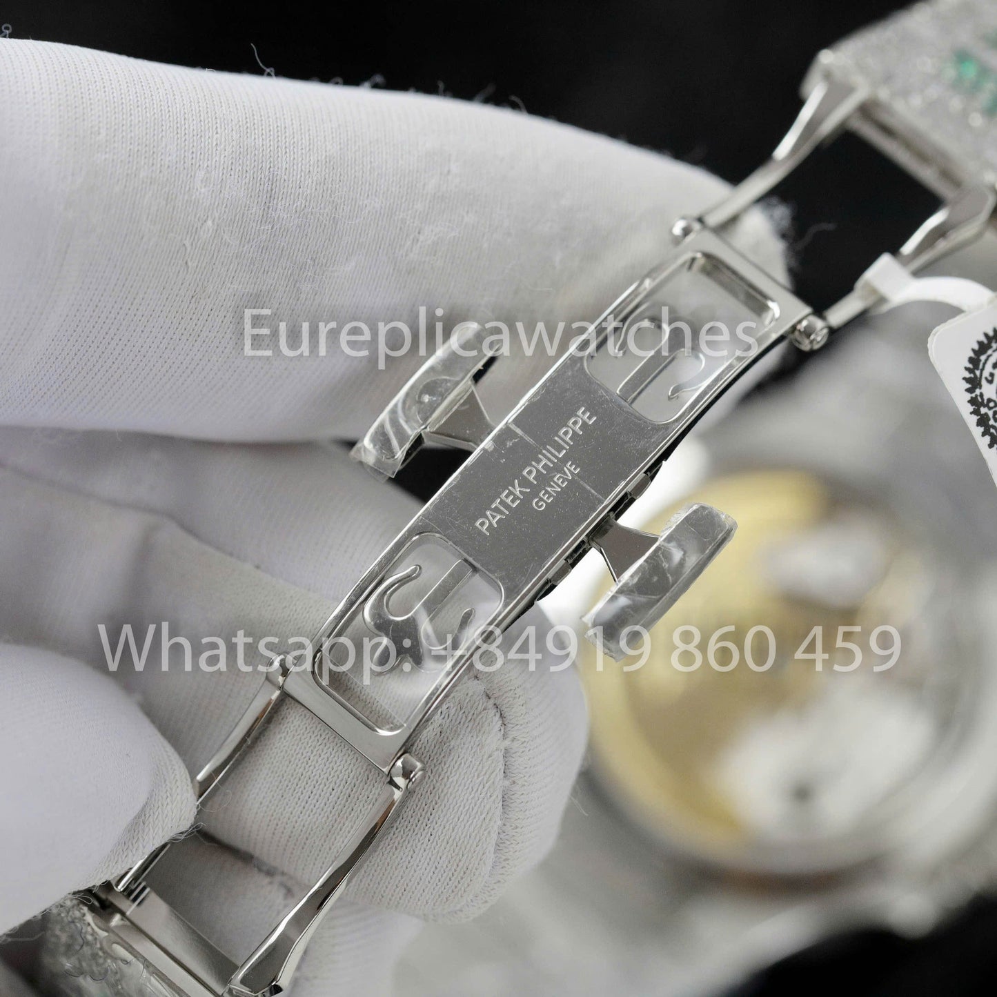 Patek Philippe Nautilus 7118 Full Iced Out - 1:1 Best Clone Ruby Saphire