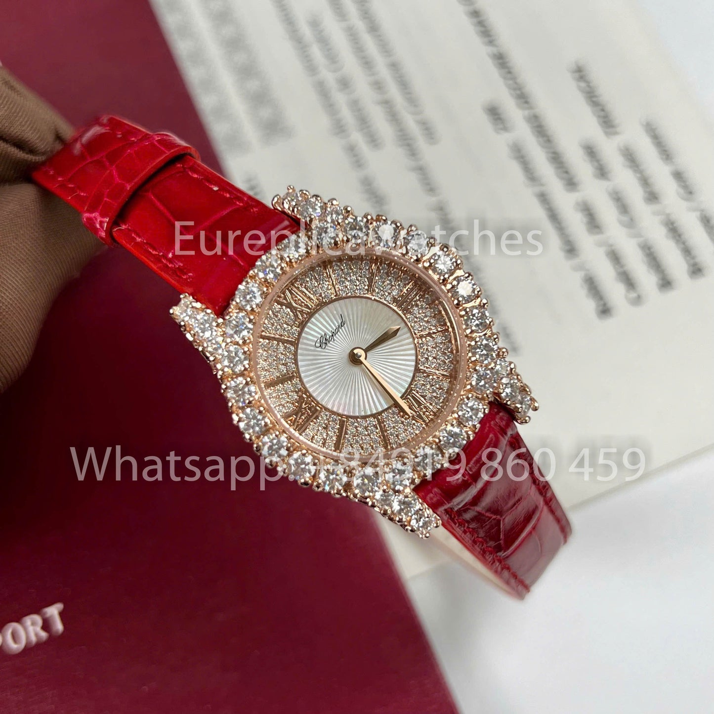 Chopard L’Heure du Diamant Rose Gold 1:1 Best Clone custom Watch