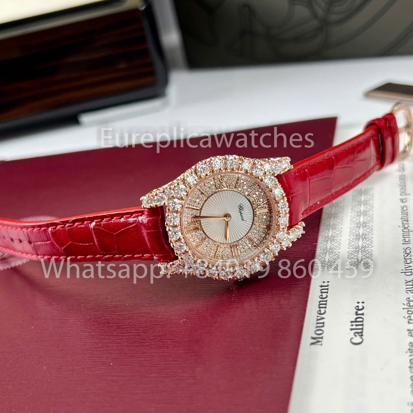 Chopard L’Heure du Diamant Rose Gold 1:1 Best Clone custom Watch