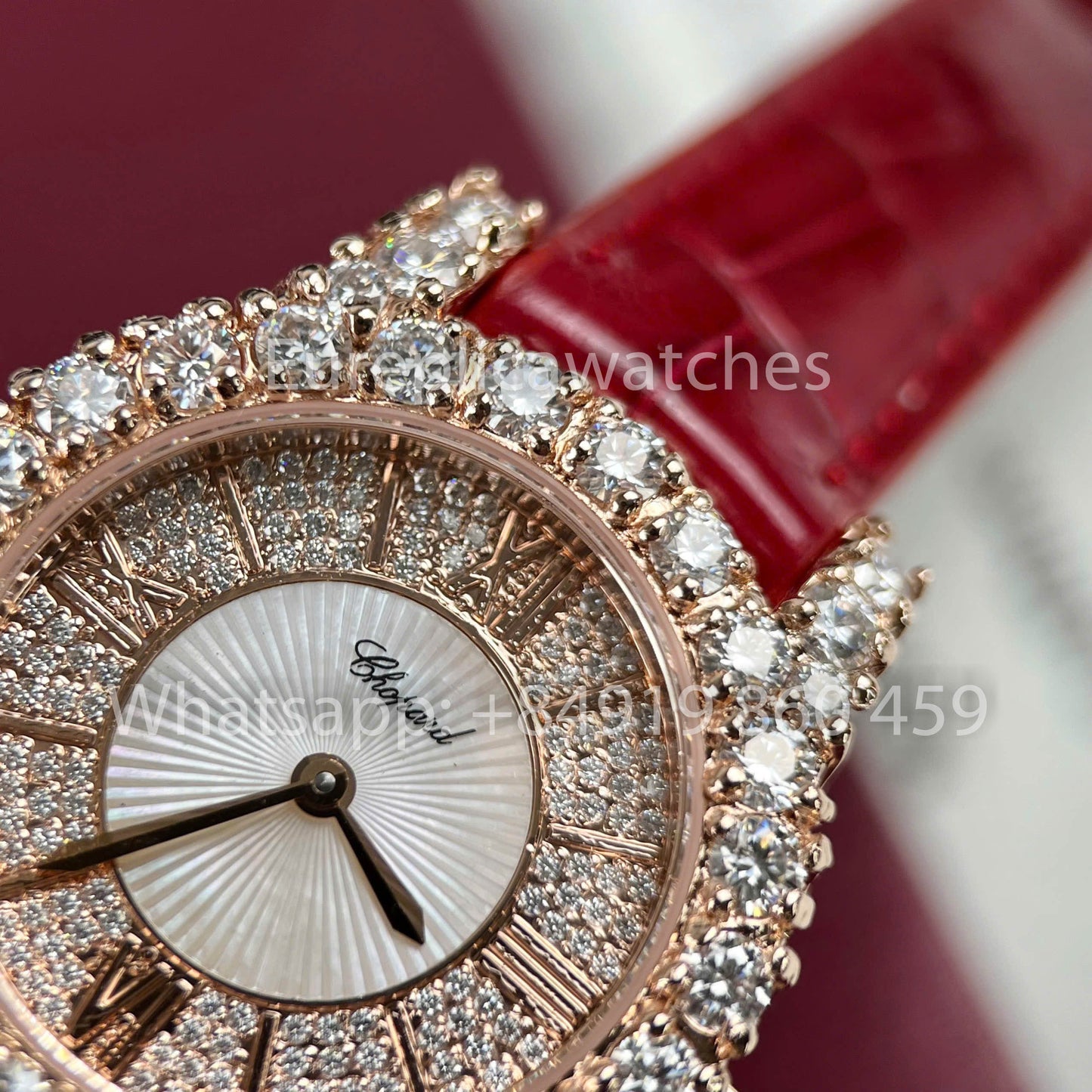 Chopard L’Heure du Diamant Rose Gold 1:1 Best Clone custom Watch