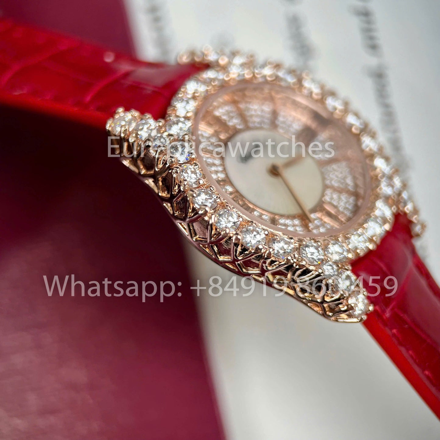 Chopard L’Heure du Diamant Rose Gold 1:1 Best Clone custom Watch