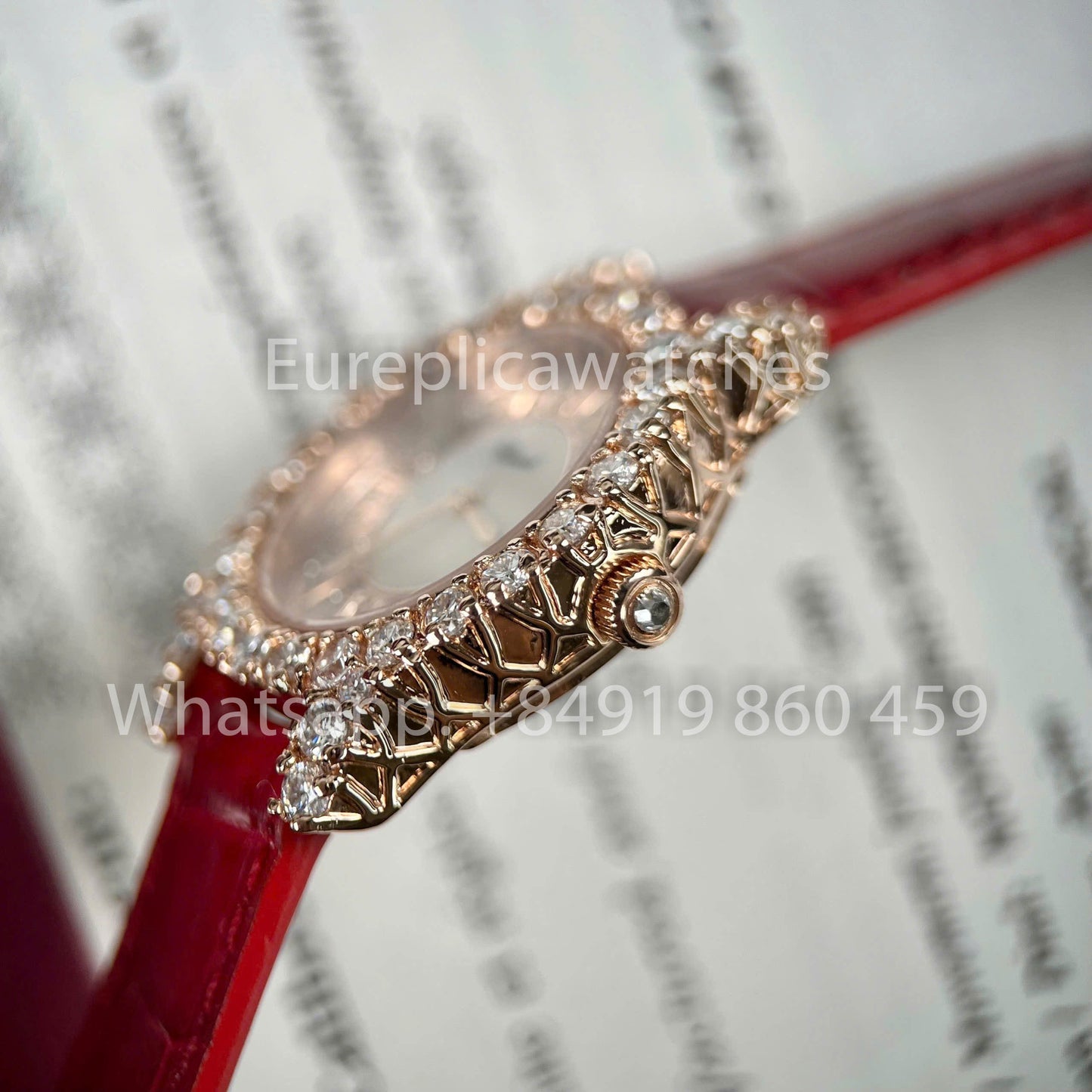 Chopard L’Heure du Diamant Rose Gold 1:1 Best Clone custom Watch