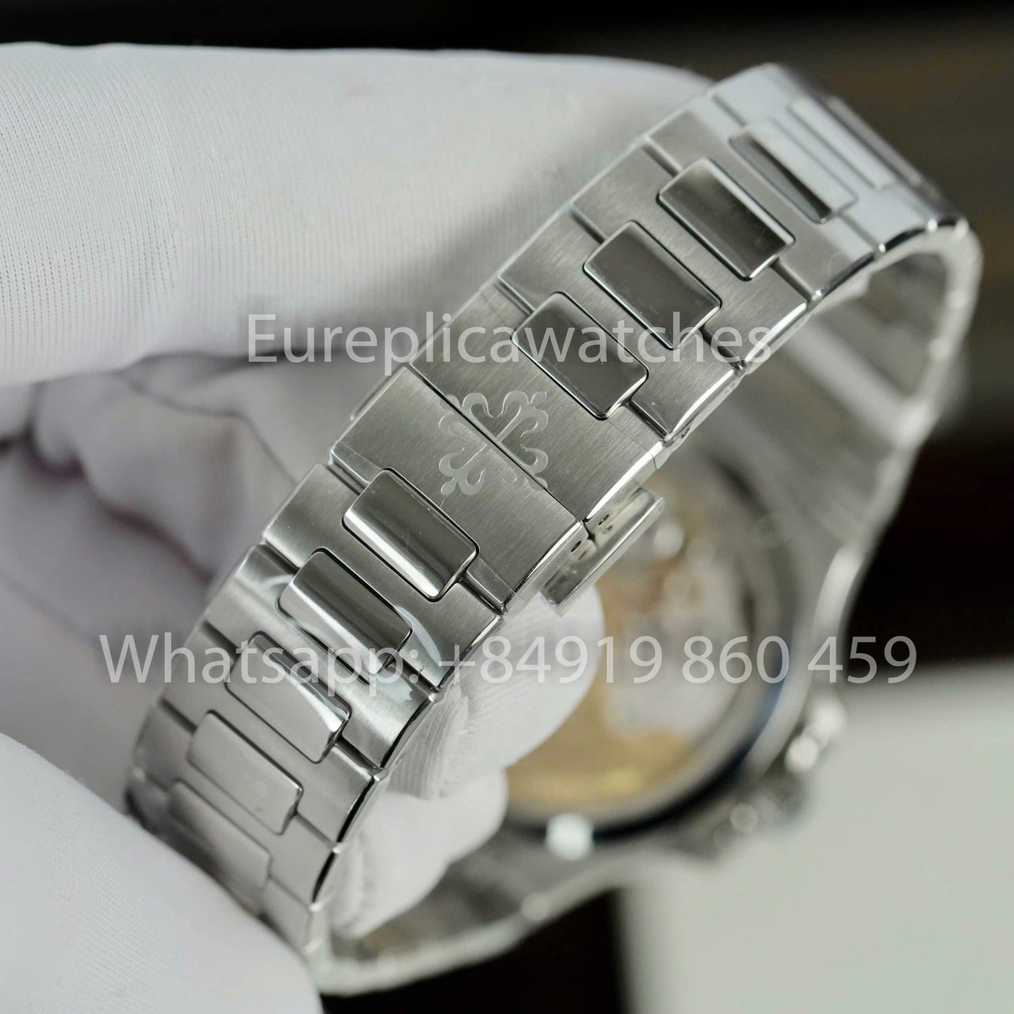 Patek Philippe Nautilus Ladies 7118/1A-011 Moissanita personalizada de 3K Fabbrica acciaio inossidabile
