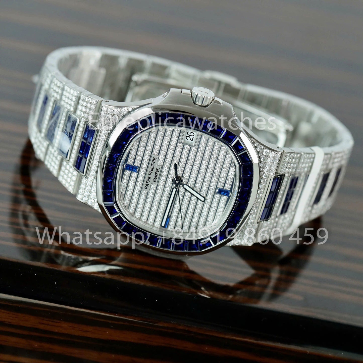Patek Philippe Nautilus 5719/11G White Gold 1:1 Best Clone Custom Watch