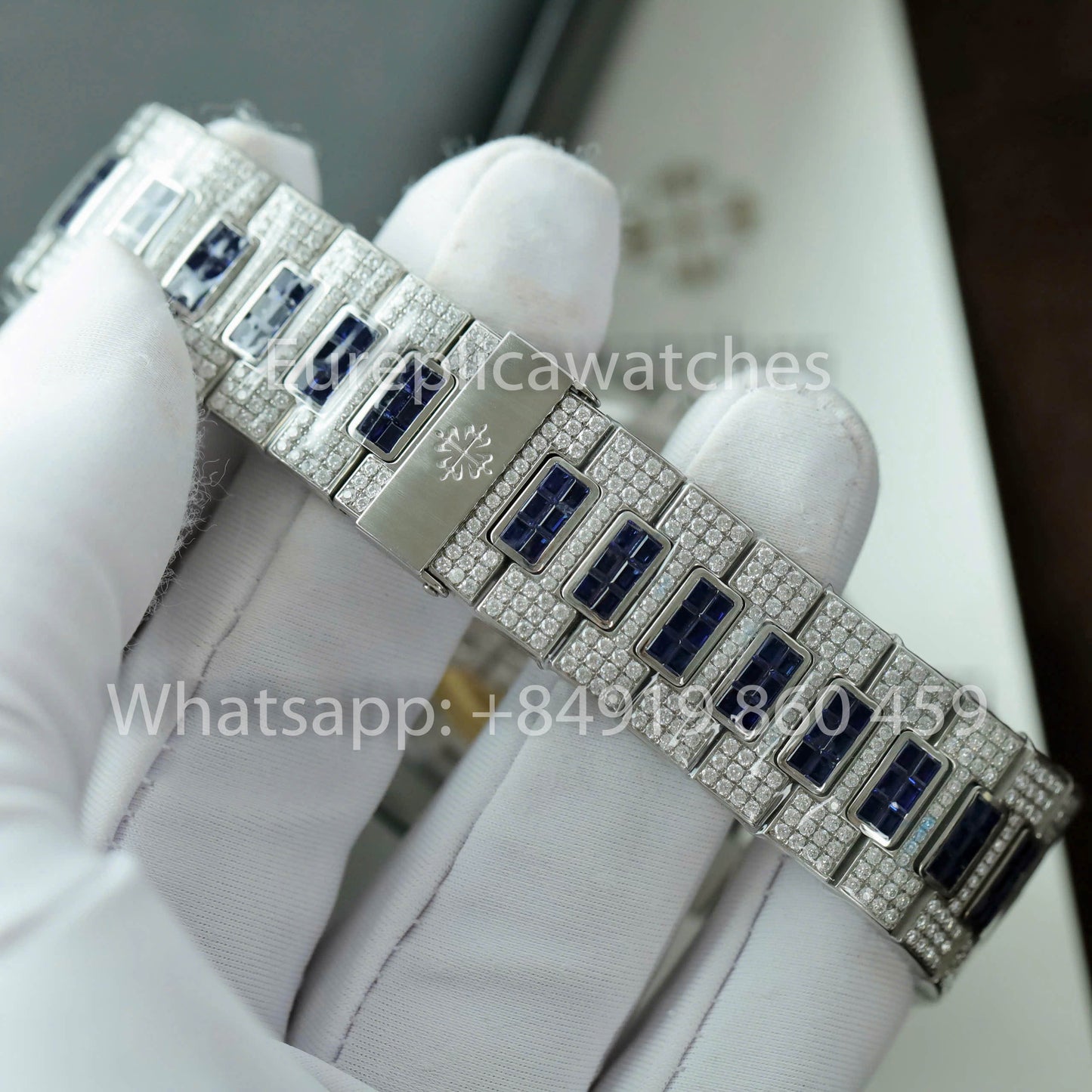 Patek Philippe Nautilus 5719/11G White Gold 1:1 Best Clone Custom Watch