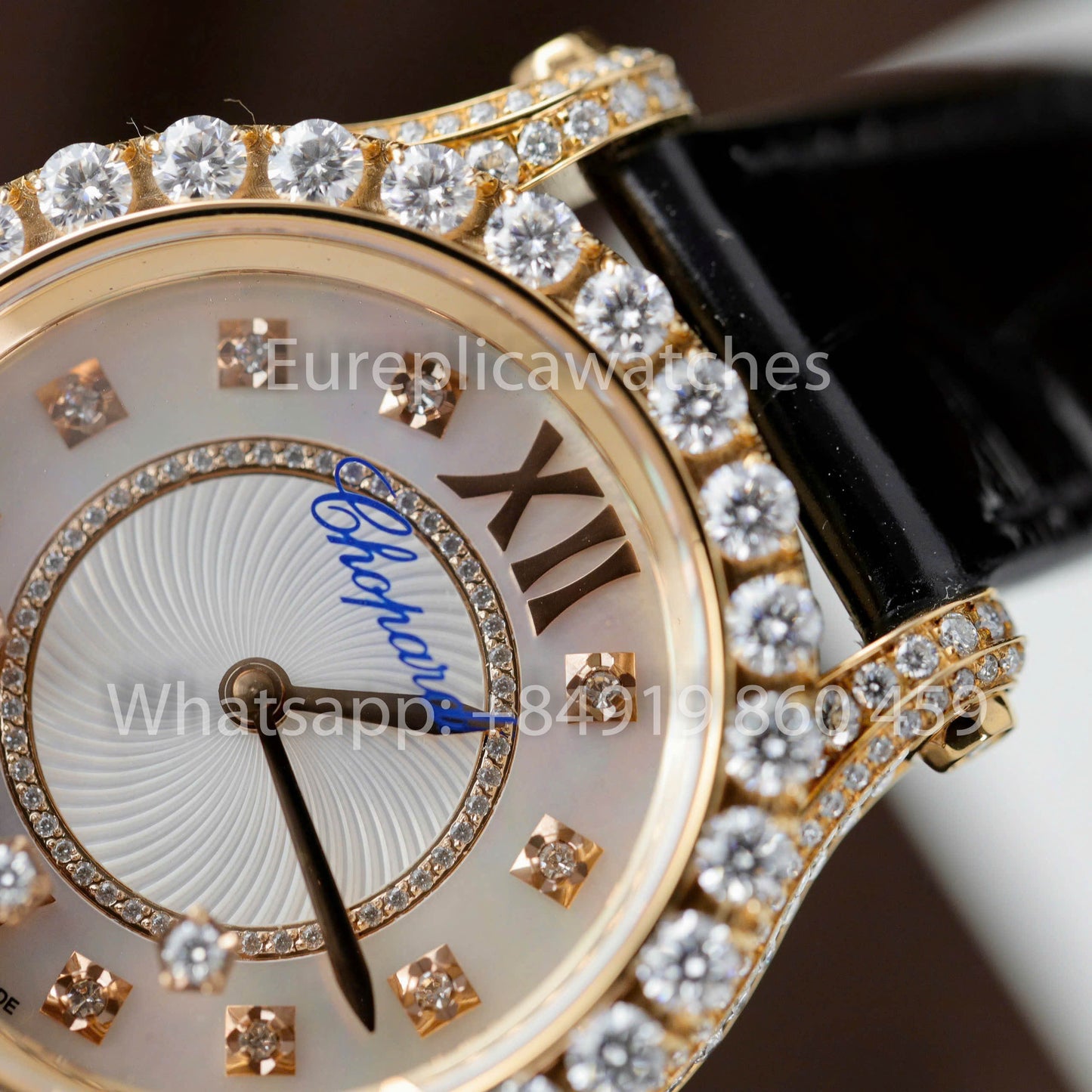 Chopard Happy Sport 274809-5001 Joaillerie 1:1 Best Clone Custom Moissanite and gold