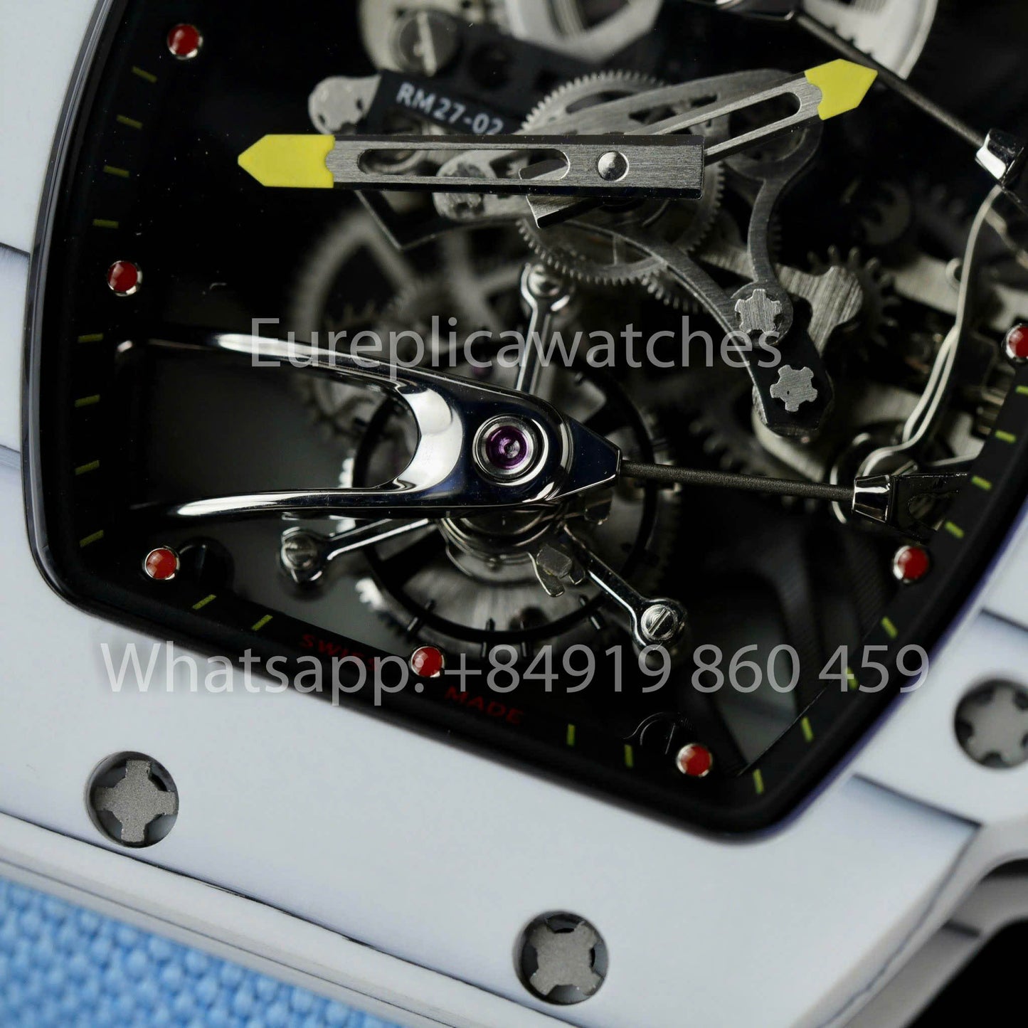 Richard Mille RM27-02 Rafael Nadal Tourbillon 1:1 Best Edition RM Fabbrica Blue cinturino