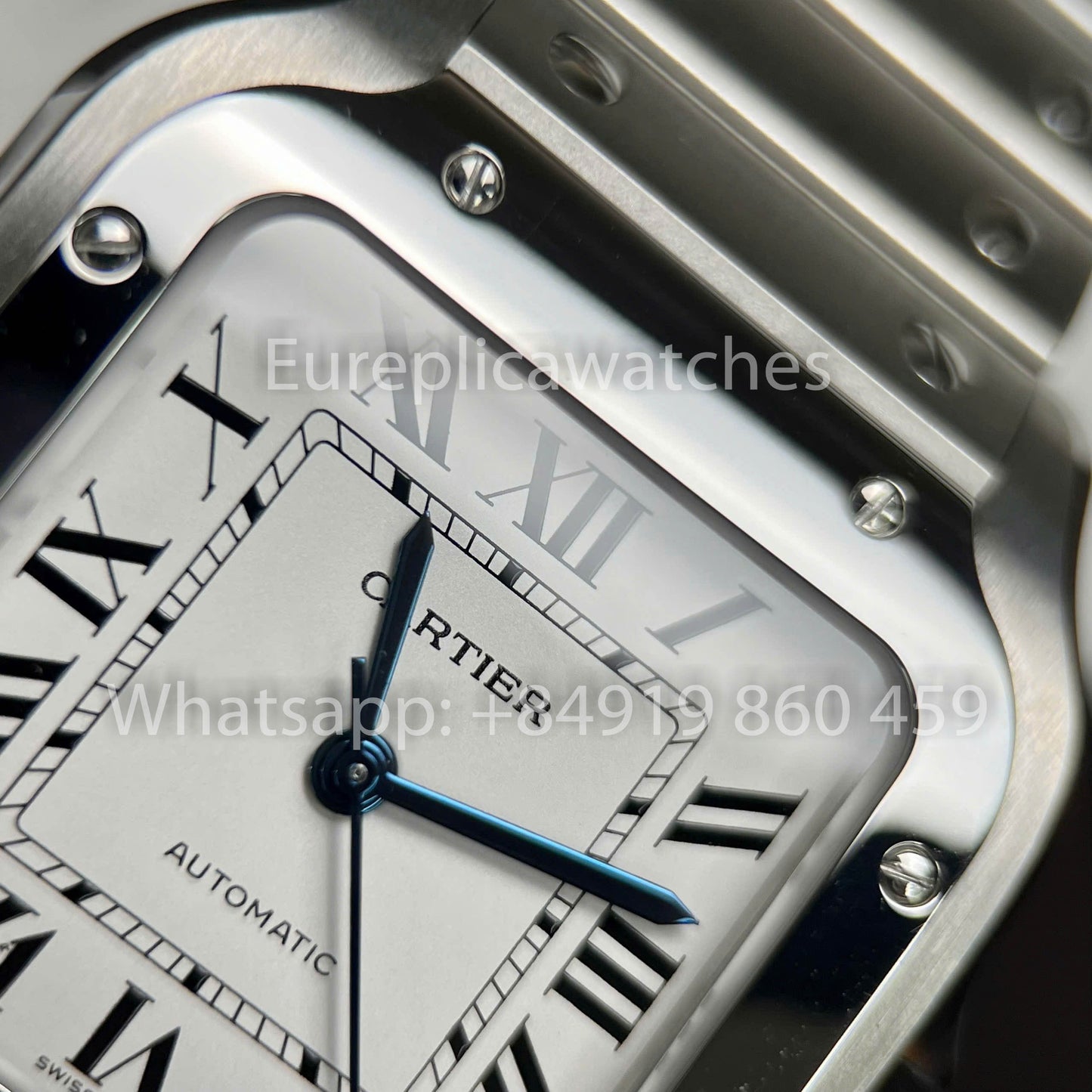 Cartier Santos WSSA0029 1:1 edición mejor BV Fabbrica quadrante bianco Swiss 1847MC