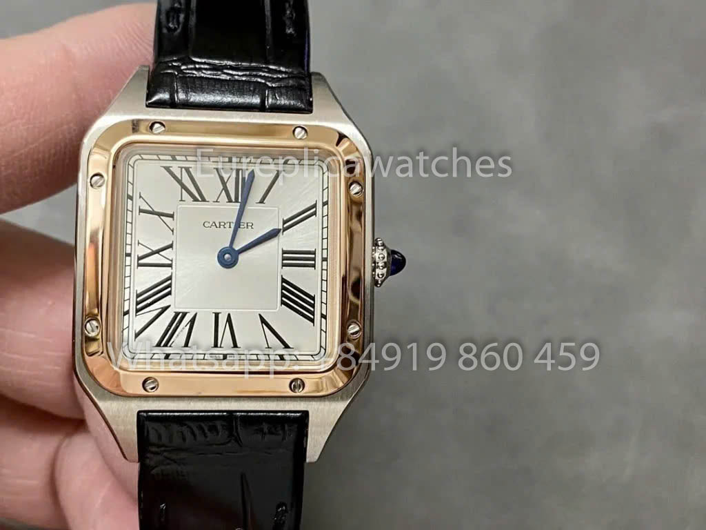 Cartier Santos-Dumont WGSA0021 1:1 Best Clone F1 Fabbrica Oro and Argento