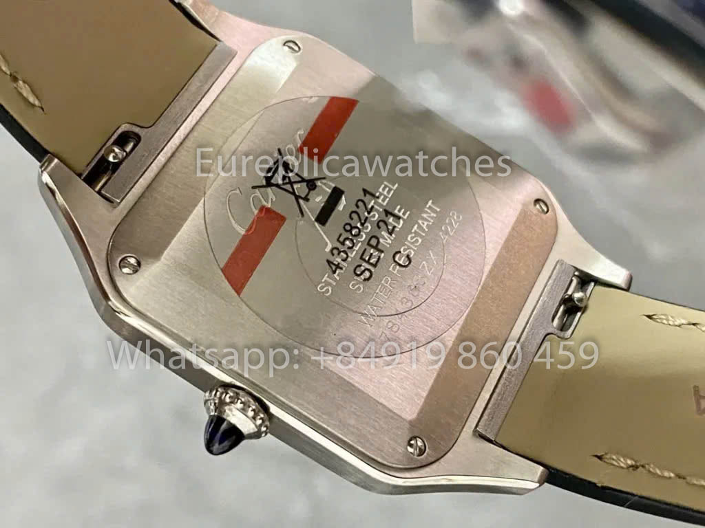 Cartier Santos-Dumont WGSA0032 1:1 Best Clone F1 Fabbrica Argento Cassa