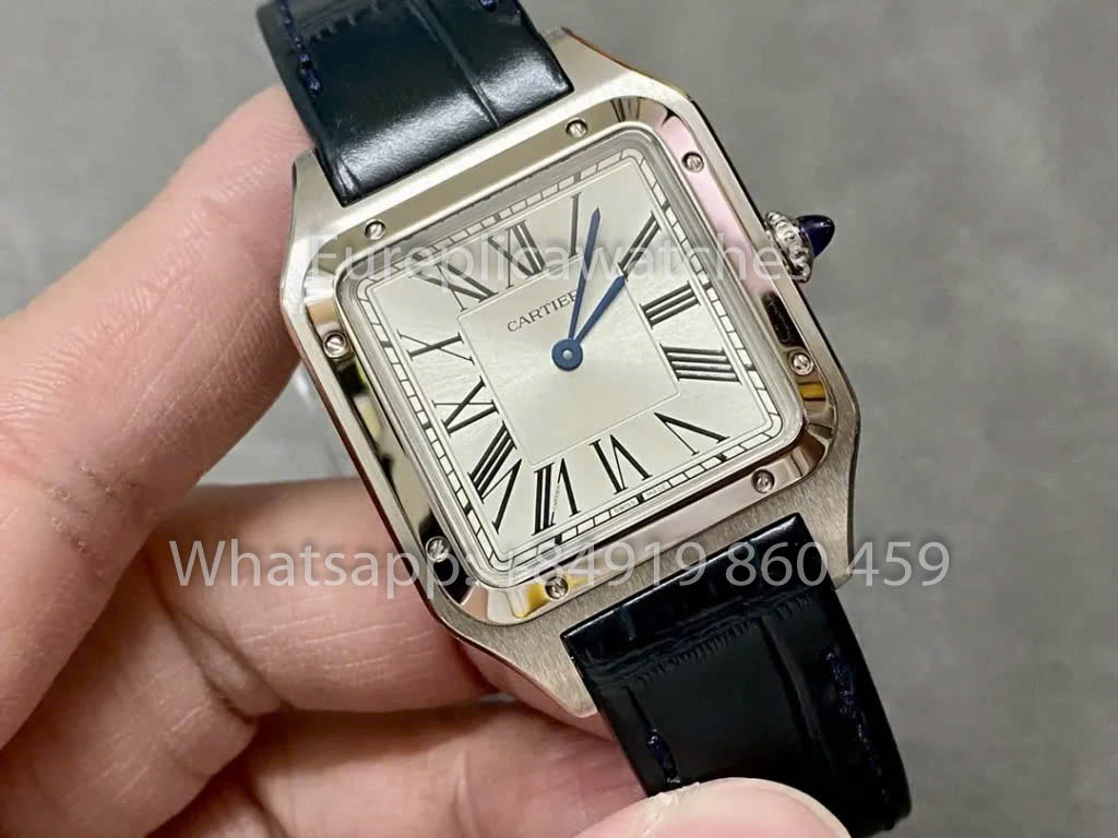 Cartier Santos-Dumont WGSA0032 1:1 Best Clone F1 Fabbrica Argento Cassa
