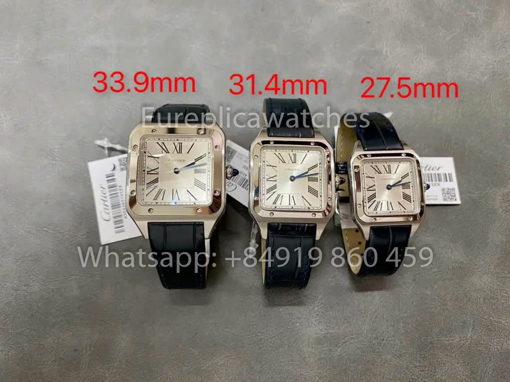 Cartier Santos-Dumont WGSA0032 1:1 Best Clone F1 Fabbrica Argento Cassa
